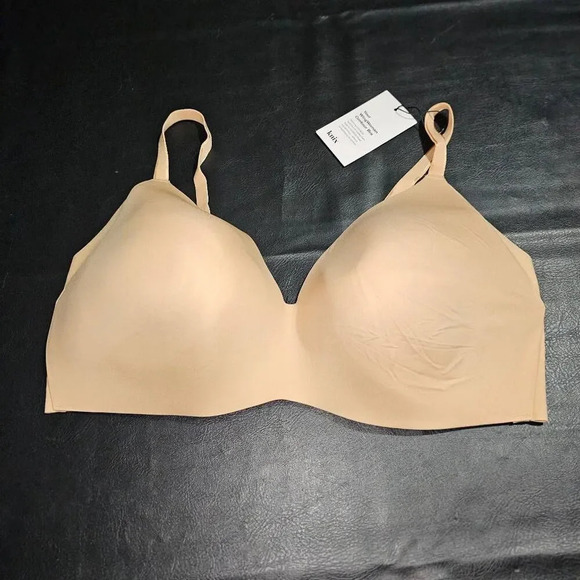 NWT‎ Knix Womens Warm Sand Wing Woman Bra 8 40D 42D - Picture 1 of 4